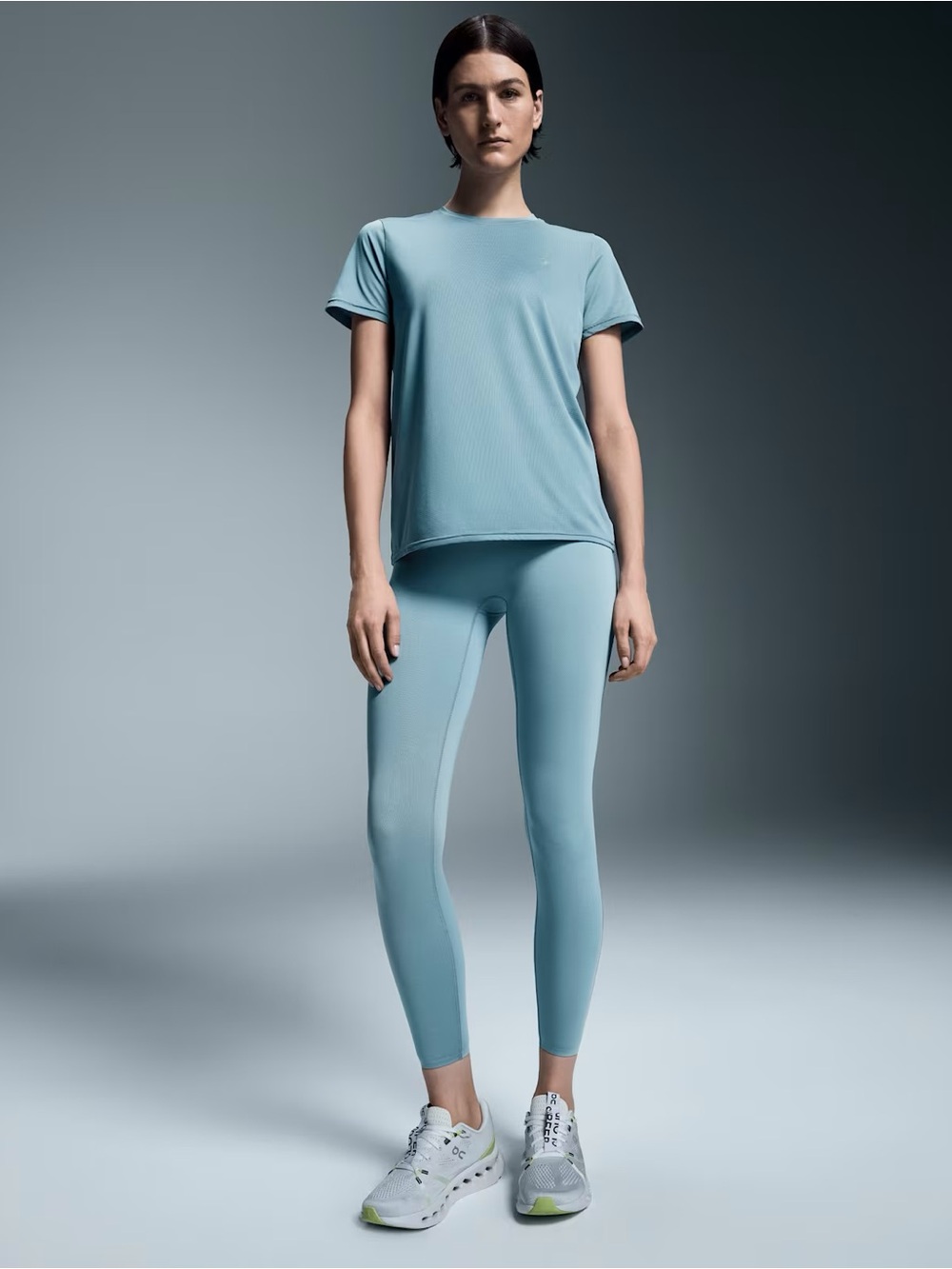On Cloud Core Tight Leggings in Cove Blue, size XS
